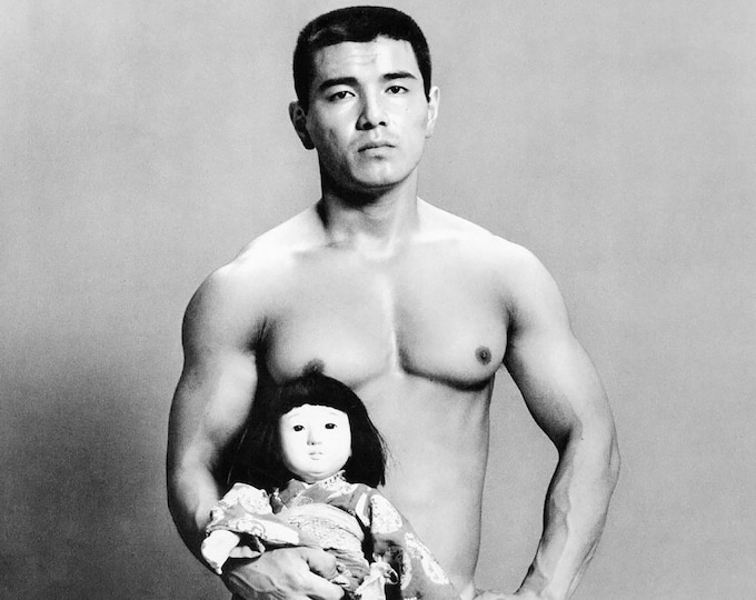 Tamotsu Yato Vintage Japanese Nude Male Physique With Geisha Doll