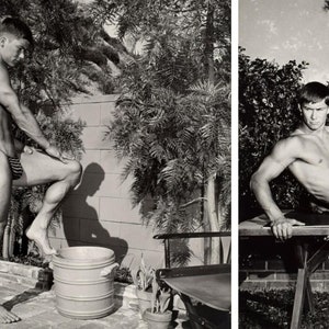 Bruce Bellas of LA - Vintage Scotty Cunningham Semi-Nude in Loin Cloth Physique (1960s) Gay Interest - 17&quot; x 22&quot; Fine Art Print