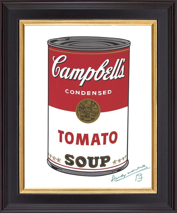 Andy Warhol 1984 Campbell's Tomato Soup Can 20