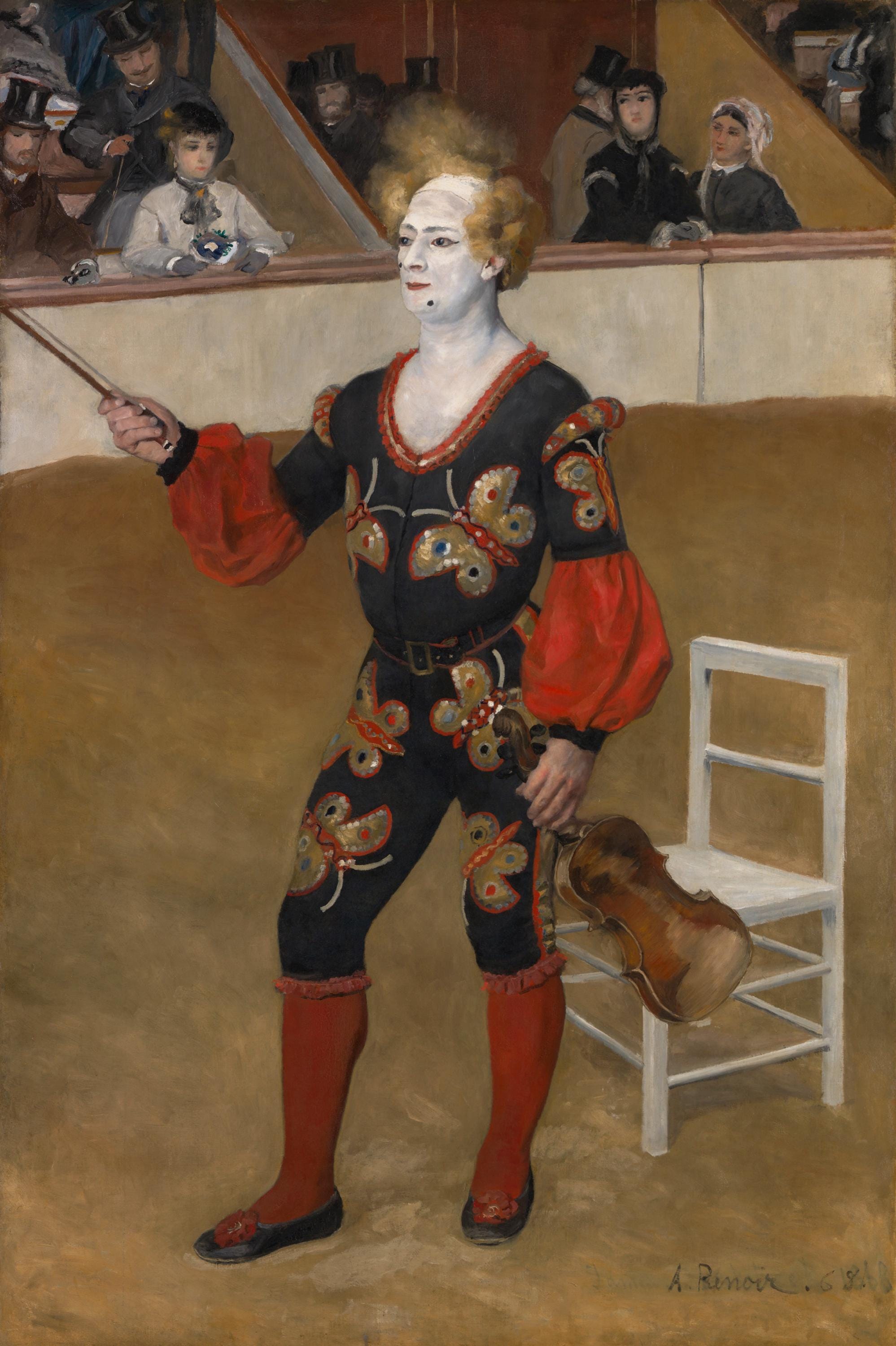 ピエール・オーギュスト・ルノワール「道化師」ジェームズ