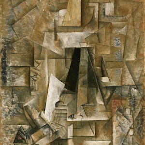 Pablo Picasso - Man with a Guitar (1912) - 17&quot; x 22&quot; Fine Art Print