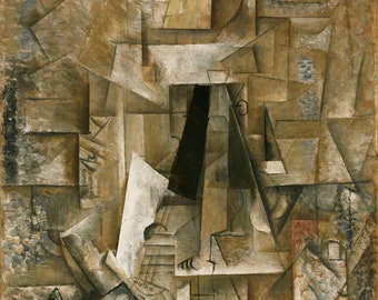 Pablo Picasso - Man with a Guitar (1912) - 17" x 22" Fine Art Print