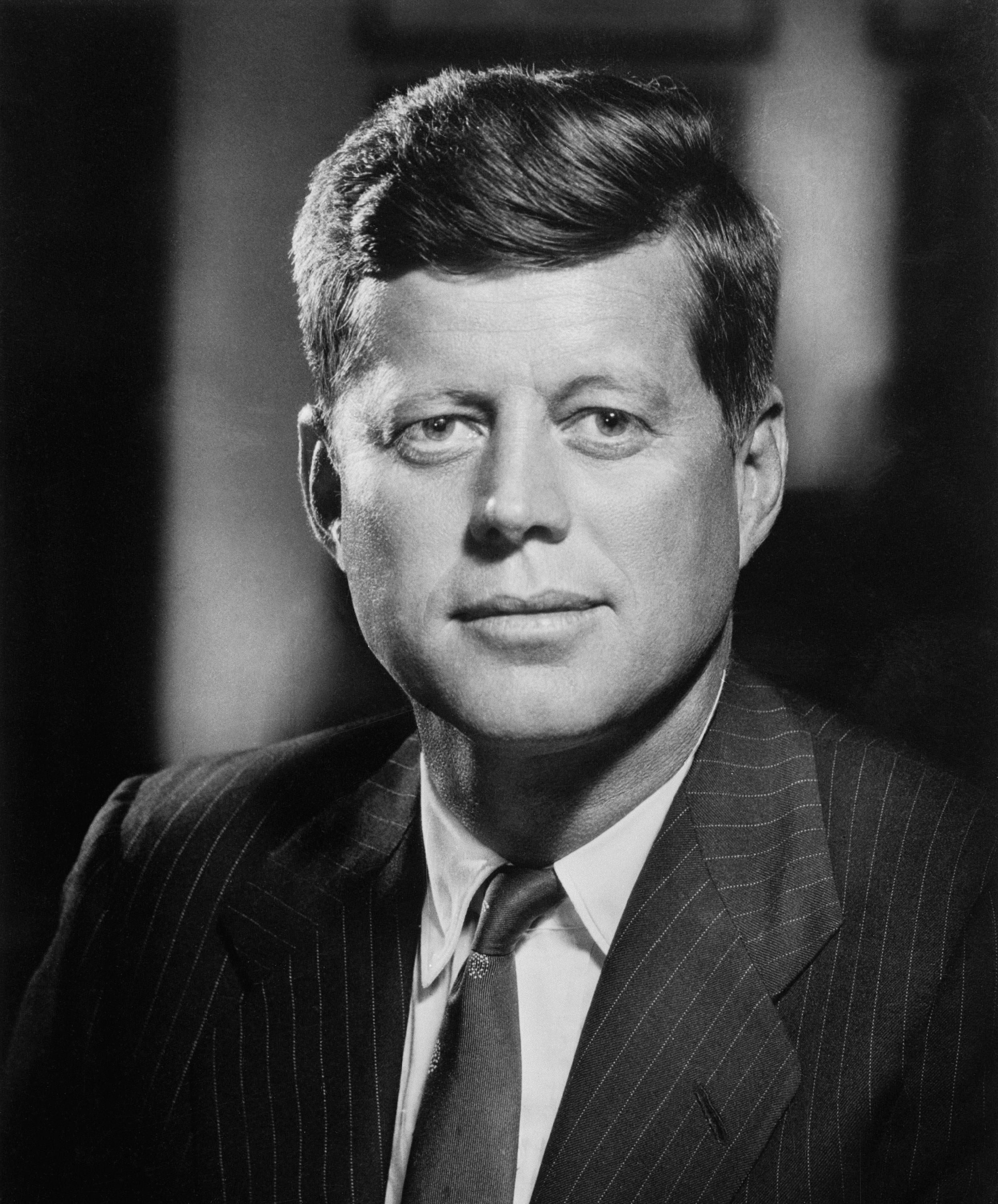 John Fitzgerald Kennedy Portrait Historical Photograph (1962) - 17" X
