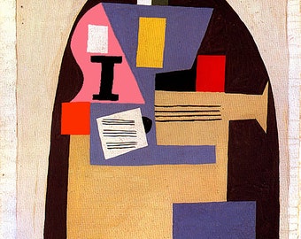 パブロ・ピカソ - ギターのある静物画 - 1926 年に印刷 - Etsy 日本