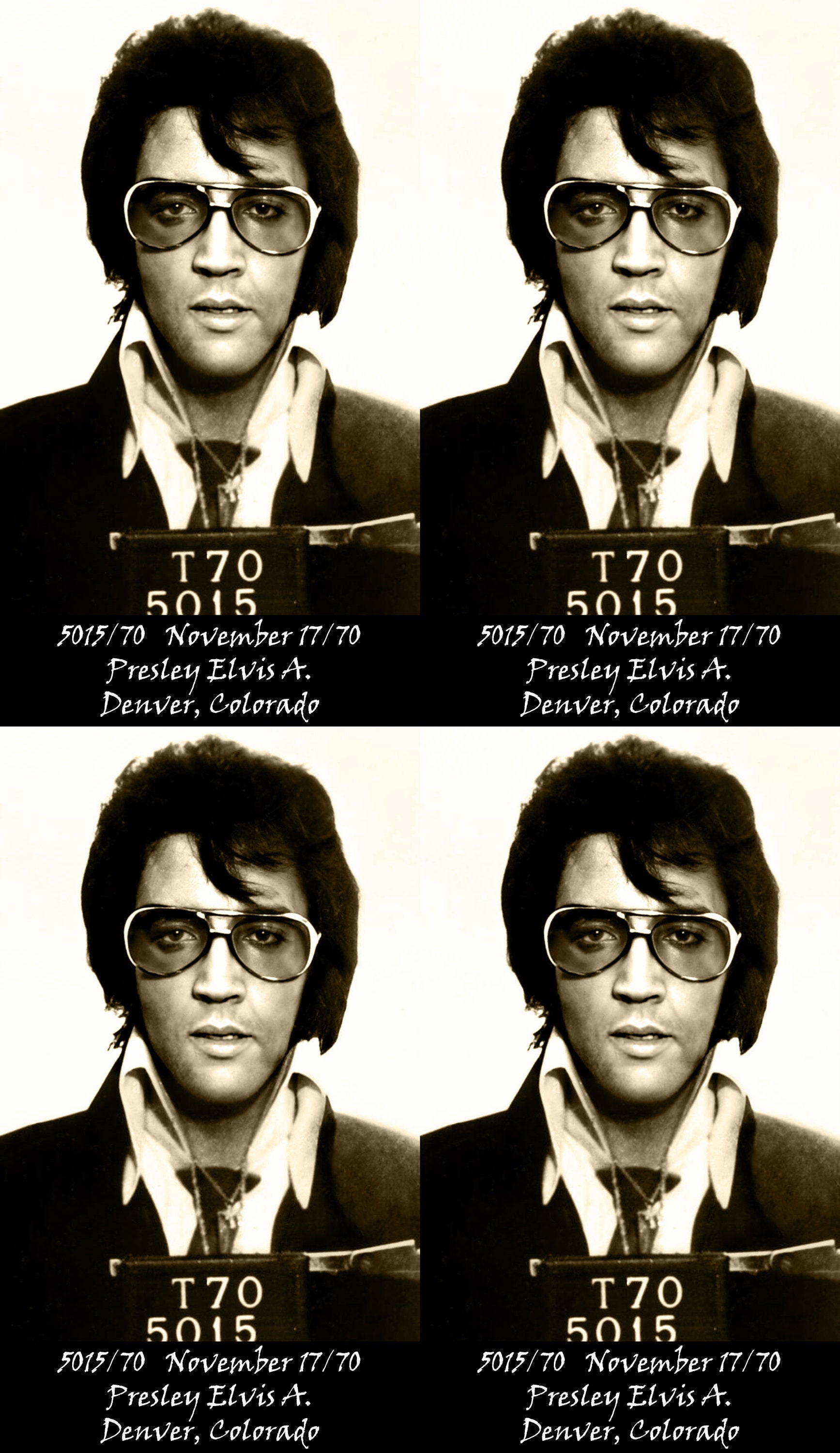 Elvis Presley Mugshot 1970 Joe Rogan Podcast - 17