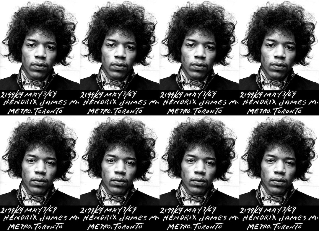 Jimi Hendrix Mugshot 1969 Joe Rogan Podcast - 17