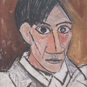 Pablo Picasso - Self Portrait (1907) - 17&quot; x 22&quot; Fine Art Print
