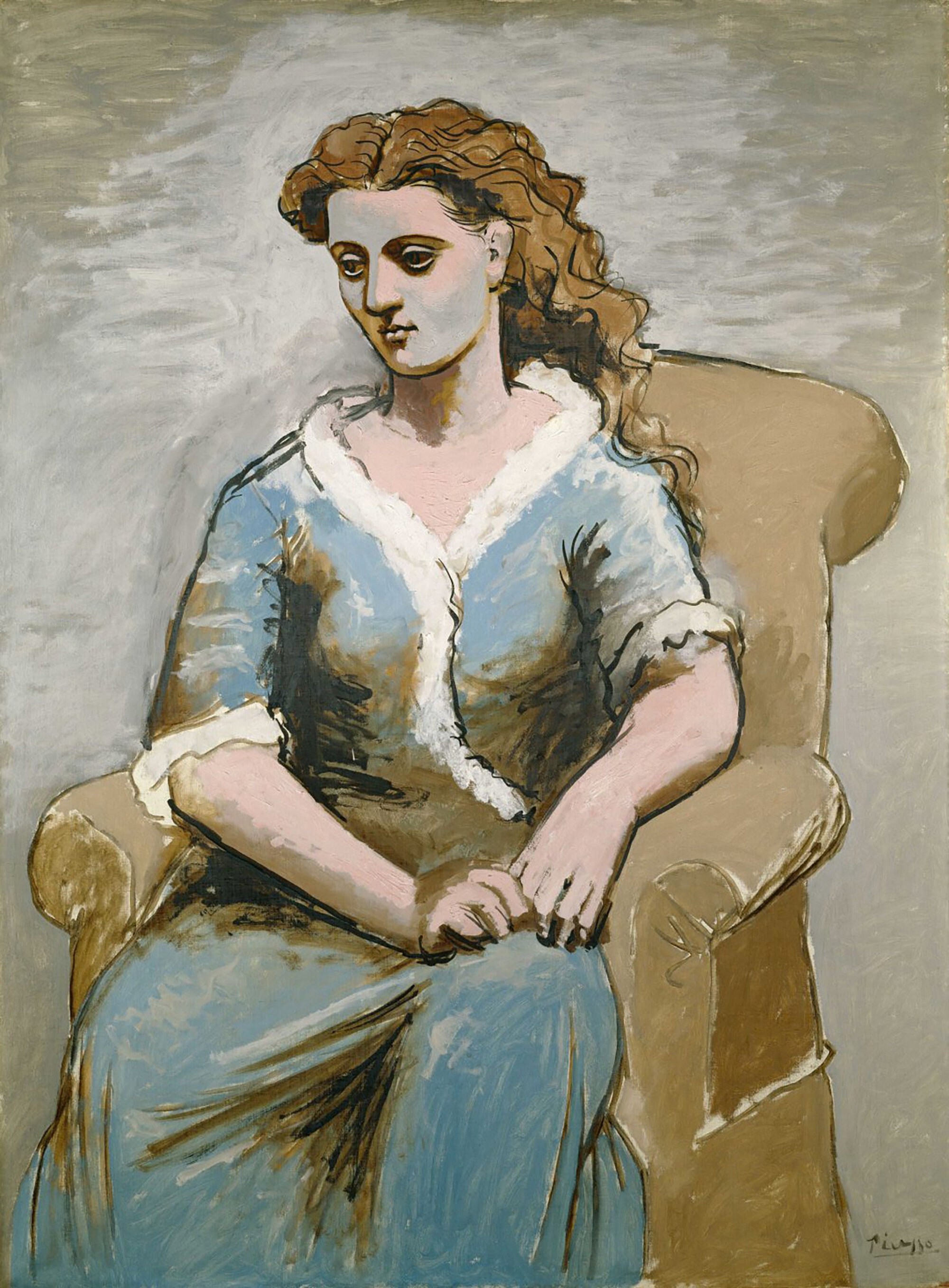 Picasso seated woman - Etsy 日本