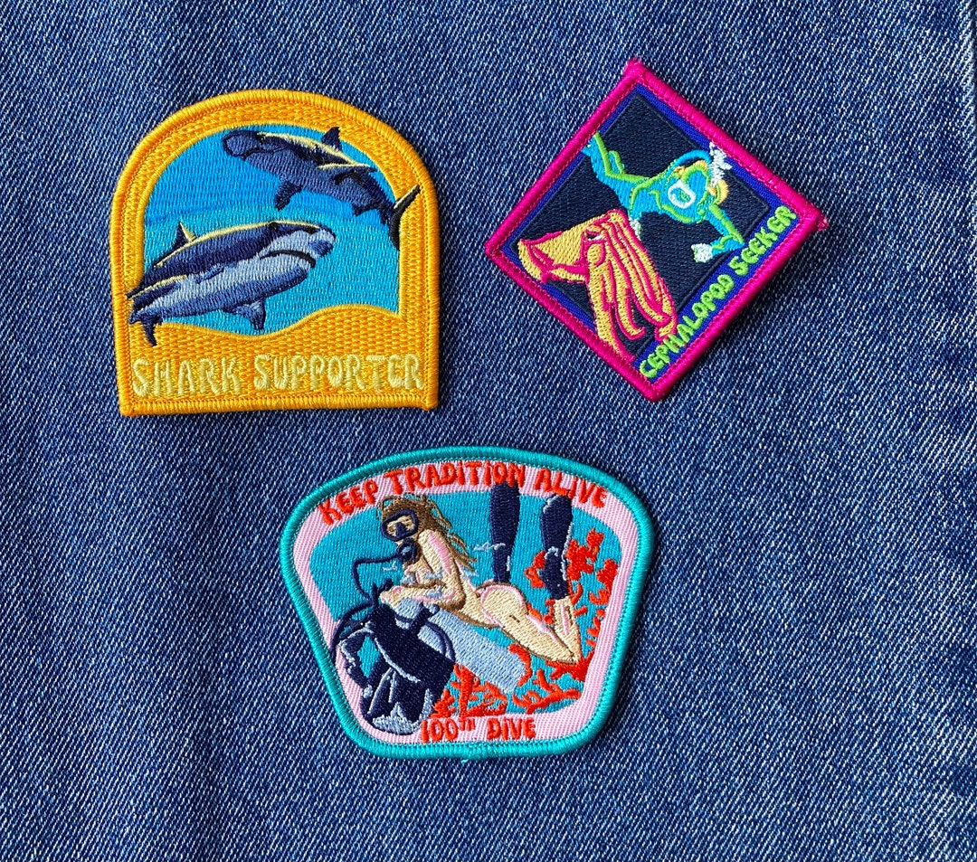 Scuba Lover Dive Patches for Scuba Divers Travel Patches Etsy