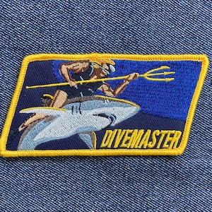Divemaster Patch - Scuba diving patch for Divemaster Certification