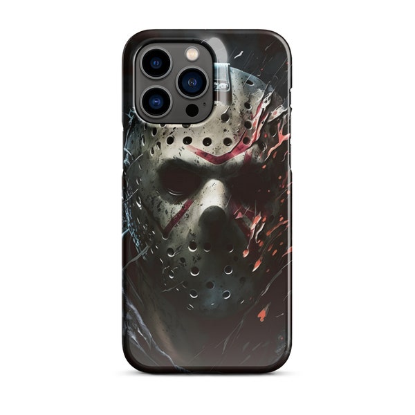 Friday the 13th iPhone case | Jason Voorhees | Spooky styled protection | Hard case | Drop proof | For the Horror Fans