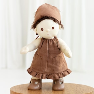 Doll Clothes Bundle of Sewing patterns. Dolls clothes - Sun dress with straps and scarf. Suitable for 30-35cm/12&quot;-14&quot; doll.