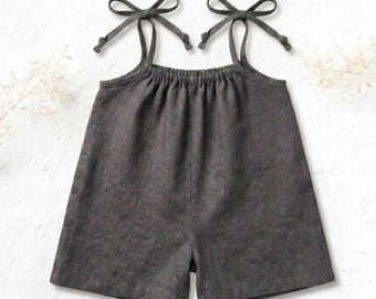 Kids Romper Sewing Pattern. Boys & Girls Elisa Romper in sizes from 12months to 15 years. Baby Romper Toddler Romper. Pattern in English.
