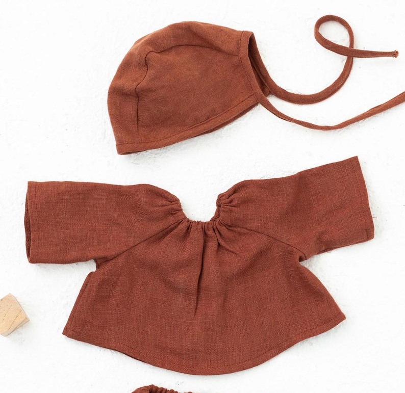 Bundle of Sewing Patterns for Doll Clothes. Aria Set Top With Long