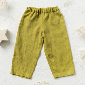 File PDF per il modello di cucito di pantaloni larghi per bambini. Pantaloni Charlotte. Taglie 2-6 anni.