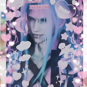 Sephiroth & Wolke Fotokarte (Final Fantasy 7/FF7)