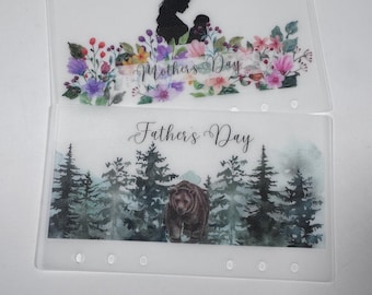 Mother's Day and Father's Day | Matte Vellum Cash Envelopes | Matte | Laminate | Cash Envelope System | Sinking Funds
