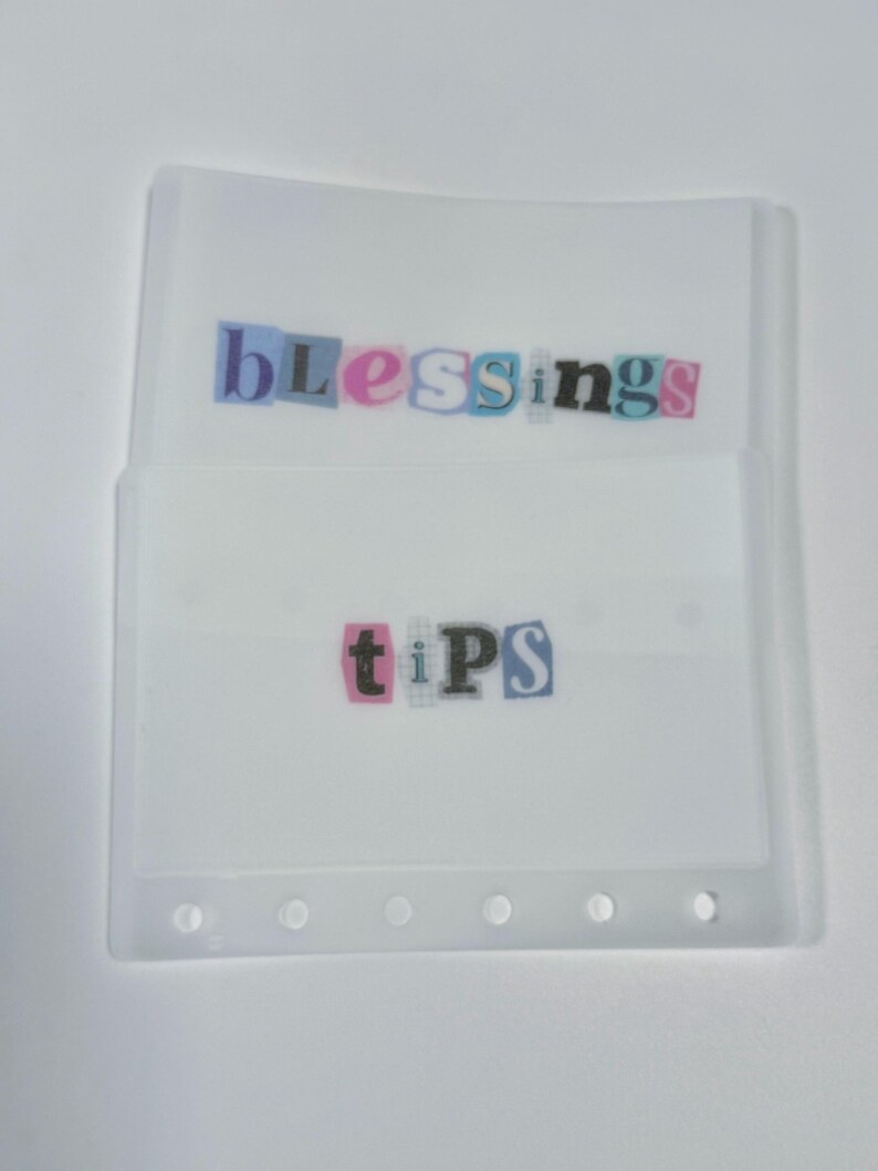 Ransom Note Collection | Matte Vellum Cash Envelopes | Matte | Laminate | Cash Envelope System | Sinking Funds image 2