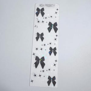 Lazos / Marcapáginas para carpetas A6 / Holográfico / Laminado