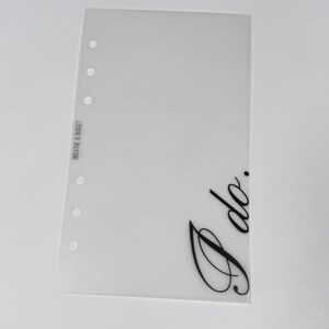 Hago Colección / Tablero / Producto Físico / A5 / Tamaño Personal I do Frosted Dshbrd