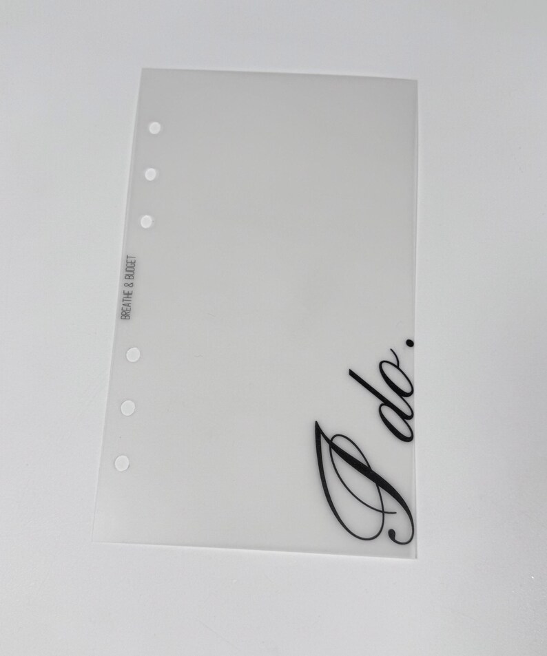 Hago Colección / Tablero / Producto Físico / A5 / Tamaño Personal I do Frosted Dshbrd
