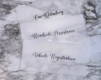 Matte Vellum Cash Envelopes | Matte | Laminate | Cash Envelope System | Sinking Funds