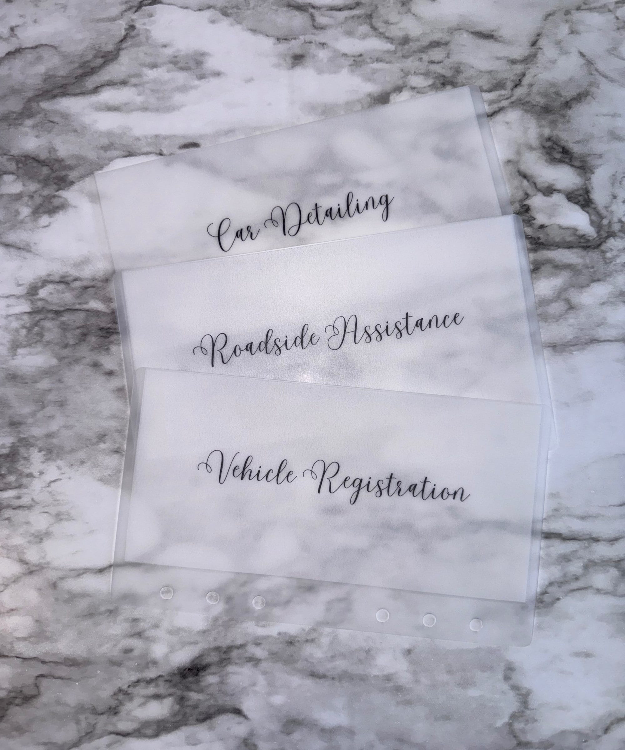 Matte Vellum Cash Envelopes | Matte | Laminate | Cash Envelope System | Sinking Funds