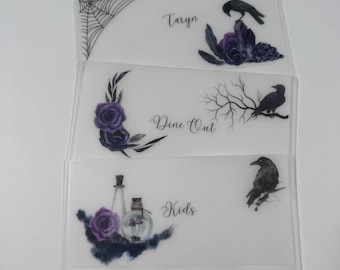 Amethyst Raven Collection | Matte Vellum Cash Envelopes | Matte | Laminate | Cash Envelope System | Sinking Funds