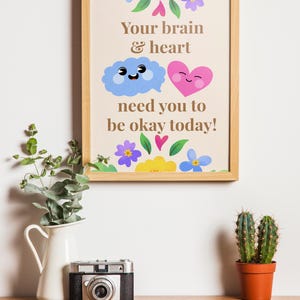 Inner Peace, Mindful Decor, Inner Peace, Mental Wellness Prints, Meditation Yoga Room, Self-Care Affirmation Posters, Motivational Quotes,