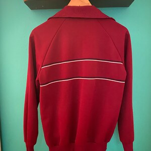 Vintage Adidas Red Jacket Track Sports Jacket image 3