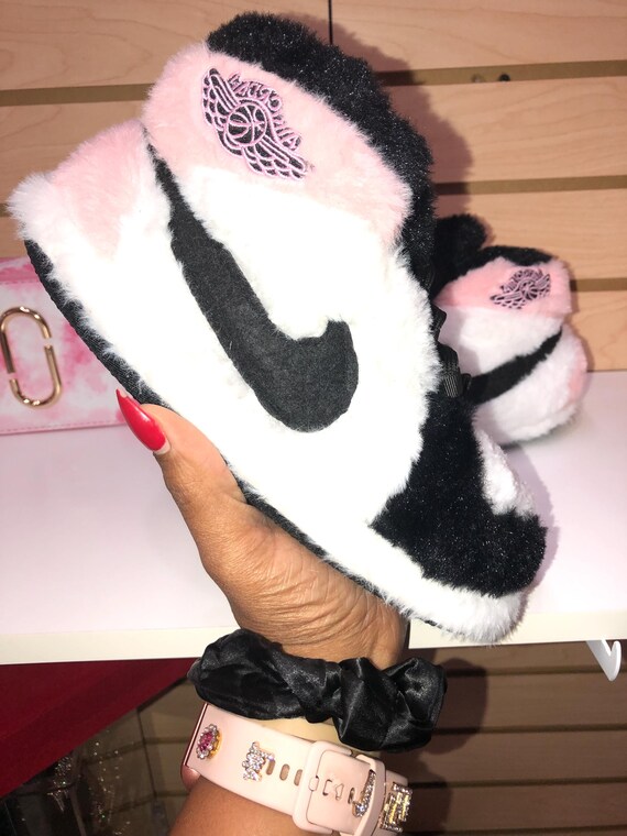 LIL KID SIZE Plush Sneaker Slippers Unisex New Popular Styles Oversized Slippers Fluffy Fun Slippers Non Slip House Shoes Etsy