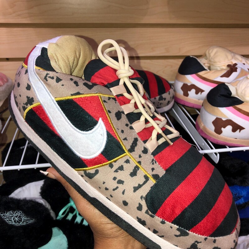 fluffy jordan house shoes