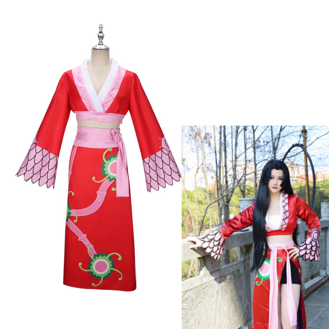 Boa Hancock Cosplay Costume One Piece Cosplay Hancock Wig Etsy