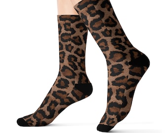 Sublimation Socks hot socks cheetah print leopard funky best seller trending new attractive bold