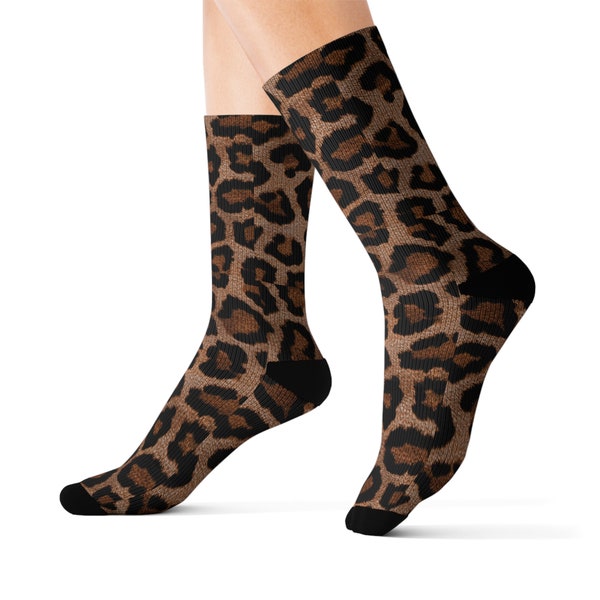 Sublimation Socks hot socks cheetah print leopard funky best seller trending new attractive bold