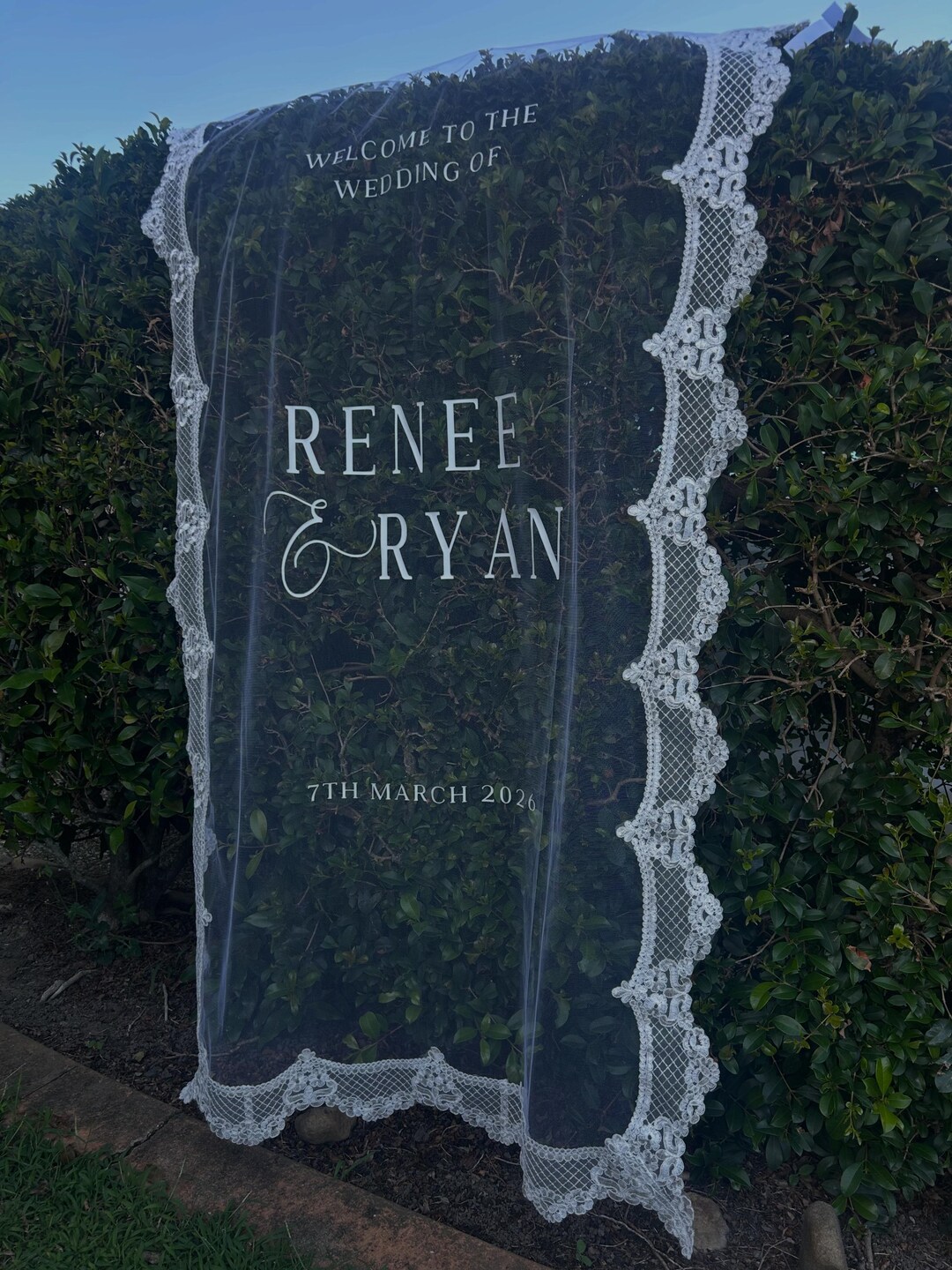 Lace Event Signage - Etsy
