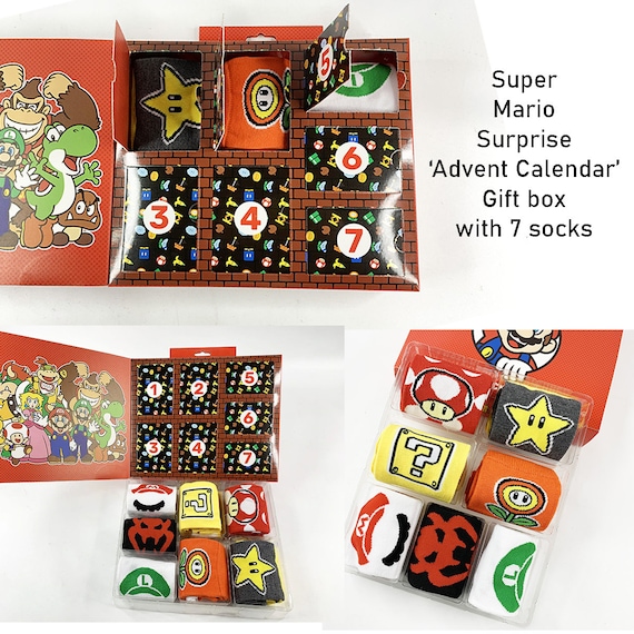 Super Mario Bros Socks Advent Calendar Gift Box -  Sweden