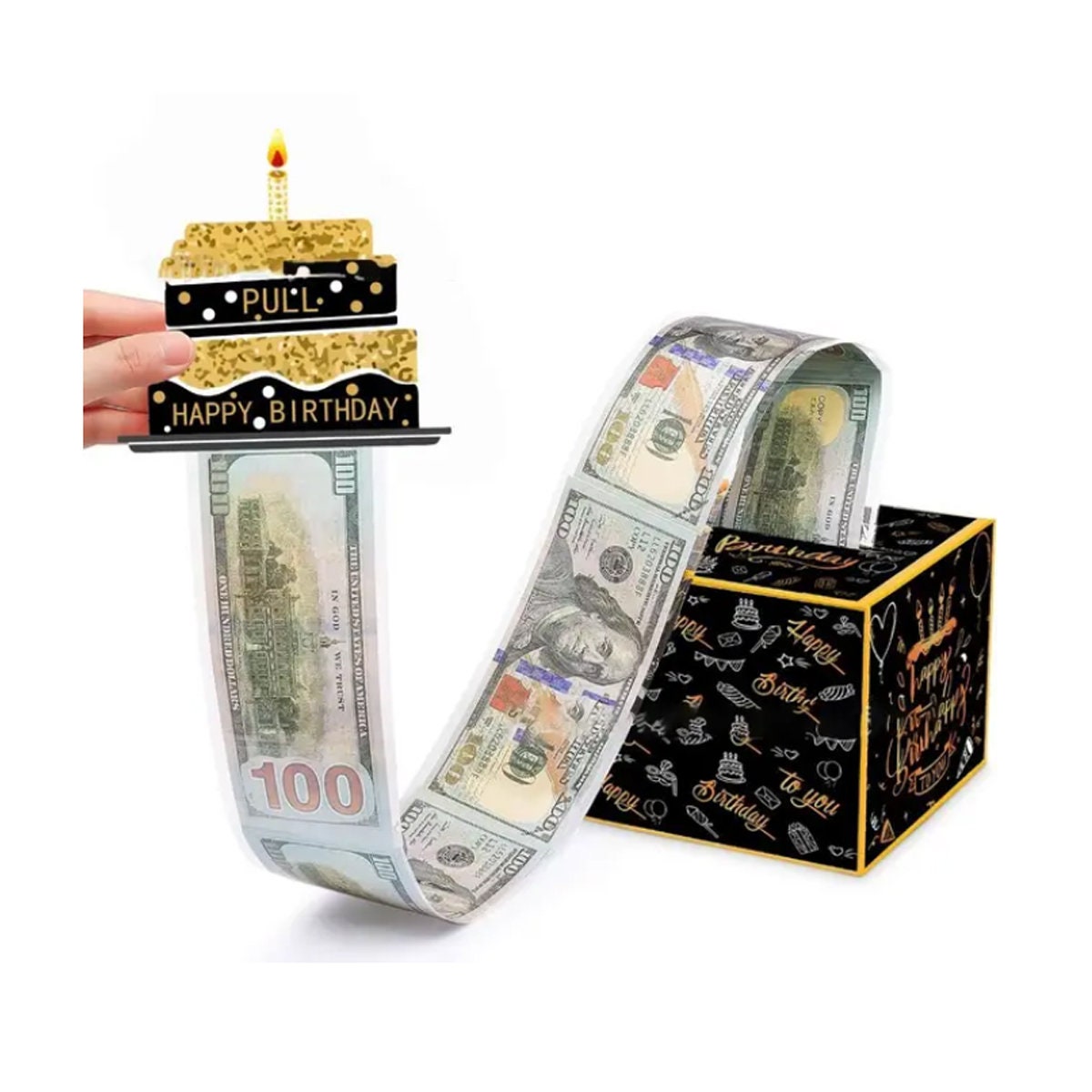 Merry Christmas Surprise Gift Box Explosion for Money, Christmas