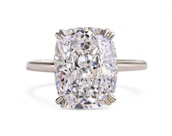 Anello di fidanzamento creato in laboratorio diamante taglio tondo 2 Anello di fidanzamento creato in laboratorio diamante taglio tondo 2