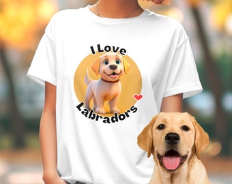 Labrador T-Shirt - Unisex Tee in Ultra Cotton | Short Sleeve Shirt for Labrador Retriever Lovers