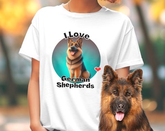 German Shepherd T-Shirt - Unisex Tee in Ultra Cotton | Short Sleeve Shirt for German Shepherd Lovers