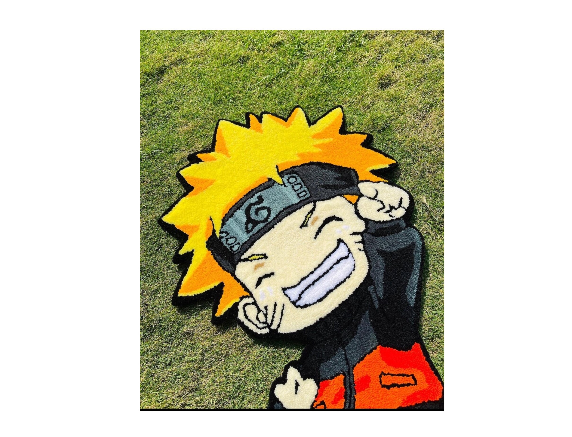 Tapis de sol noir avec 2 personnages Naruto • Enfant World