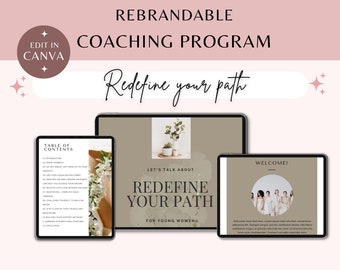 Hecho para usted Remodele su programa de entrenamiento de marca Destiny, libro de trabajo, libro electrónico/contenido para entrenadores de vida, visualización, meta, entrenador de meditación