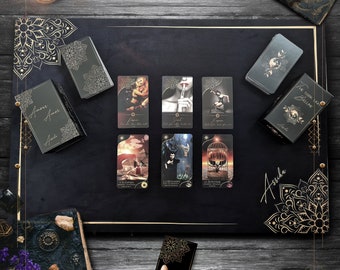 Divination card drawing mat