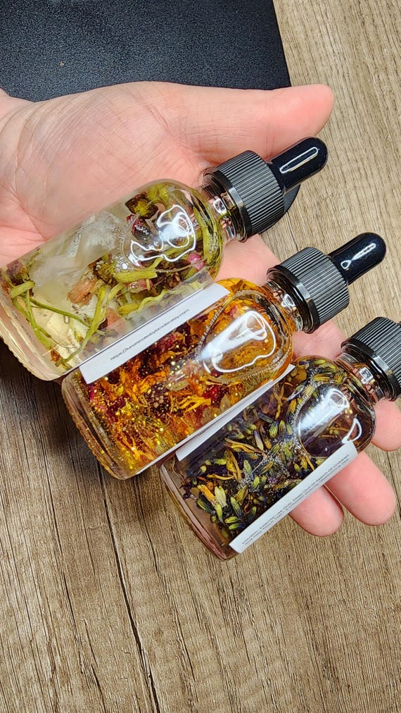 Witchcraft Ritual Oil | Intention Spell Anointing Oil