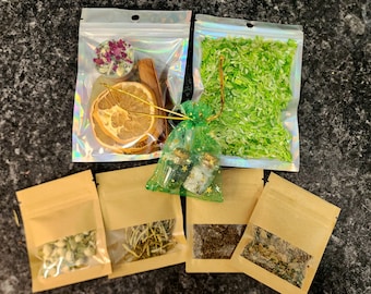 Money Bowl Kit for Abundance, Prosperity & Wealth | Ritual Spell Kit with Crystals, Herbs, and Candles | Magic Money Bowl Spell Kit