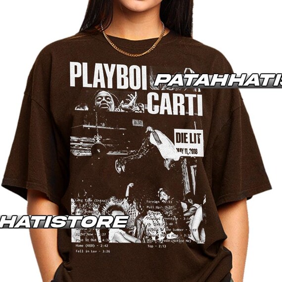 Limited Playboi Carti Die Lit Vintage T-shirt, Gift for Woman and