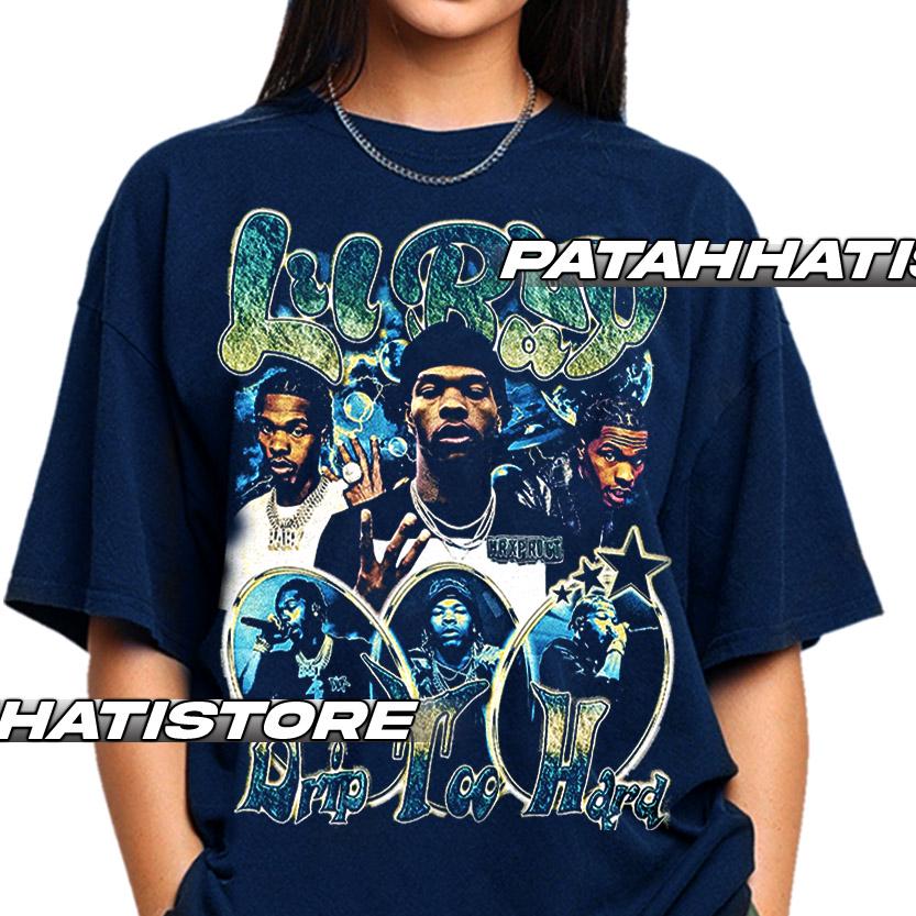 Lil Baby Shirt, Drip Too Hard Vintage Rap Tee, Retro Hip Hop