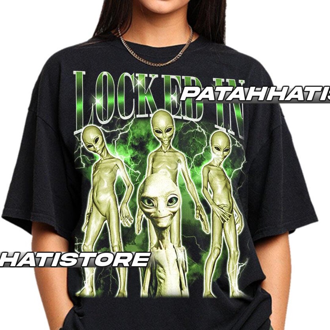 Lock Inbshirt Limited Alien Locked in Vintage T-shirt, Gift for Woman and Man Unisex ...