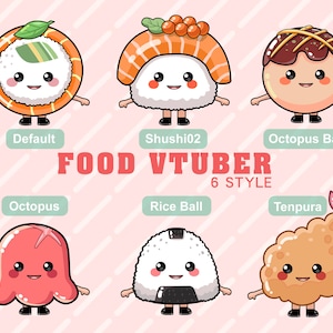 JP Food Vtuber Model - Fully Rigged!